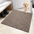 PURRUGS Dirt Trapping Door Mat 36" x 36", Non-Slip Machine Washable Entry Rug by PURRUGS