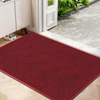 Indoor Door Mat 30"x47" Large, Low-Profile Welcome Front Door Mat Indoor by NaolotureHome