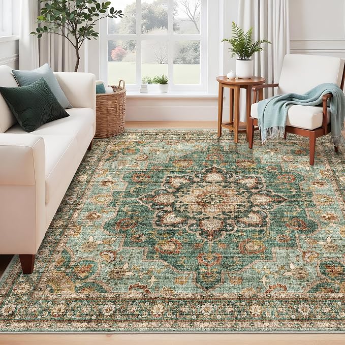 TOPRUUG Washable 6x6 Rug Square by TOPRUUG