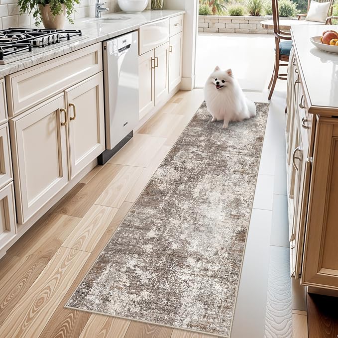2x7 Washable Kitchen Runner Rug – Non-Slip Soft Carpet by BYYVOORugsforYourHome