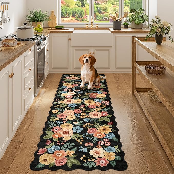 DUKINO 2x6 Runner Rug for Hallway, Washable Kitchen Rug - Image 5