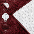 Deerhoo Large Shag Area Rugs 5 x 8, Plush Fuzzy Rugs - Image 4