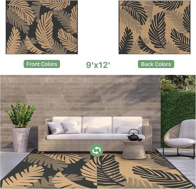 GENIMO Waterproof Outdoor Rug 9' x 12' - Image 7