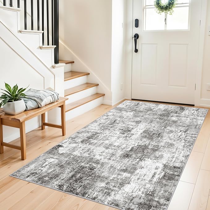 4x6 Entryway Rug – Non-Slip Low-Pile Small Area Rug by ZHXXUJ
