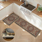 GENIMO Kitchen Mats for Floor 2PCs, Washable Anti Fatigue Mat for Cushioned - Image 2