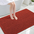 OLANLY Large Bathroom Rugs 47x32, Soft Absorbent Chenille Bath Rugs, Rubber by OLANLY