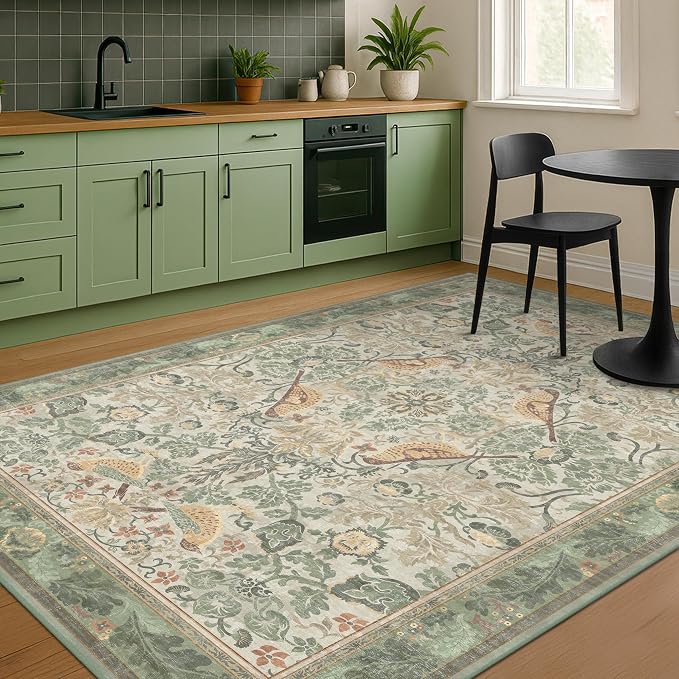 Hazo Haus Washable Living Room Rug 7x9 - Image 3