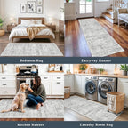 Washable Kitchen Rugs Sets of 4, Non Slip Standing Mat Rug, Stain Resistant - Image 3