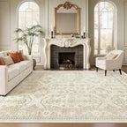 Soalmost 7x10 Area Rug for Living Room Washable Abstract Vintage Soft Thin by Soalmost