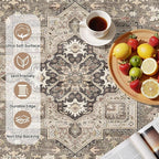 Vintage Living Room Area Rug 2x3 - Image 6
