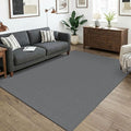 KOZYFLY Washable 5x7 Living Room Rug, Non Slip Woven Area Rugs, Braided Floor by KOZYFLY
