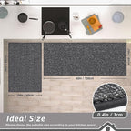 BEQHAUSE Kitchen Rugs and Mats 2PCS, Non-Slip Kitchen Mats - Image 2