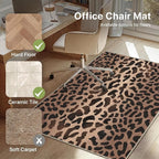 48"x72" Office Chair Mat for Hardwood Tile Floor, Under Desk Carpet Protector - Image 3