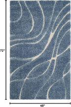 SAFAVIEH Florida Shag Collection Accent Rug - Image 3