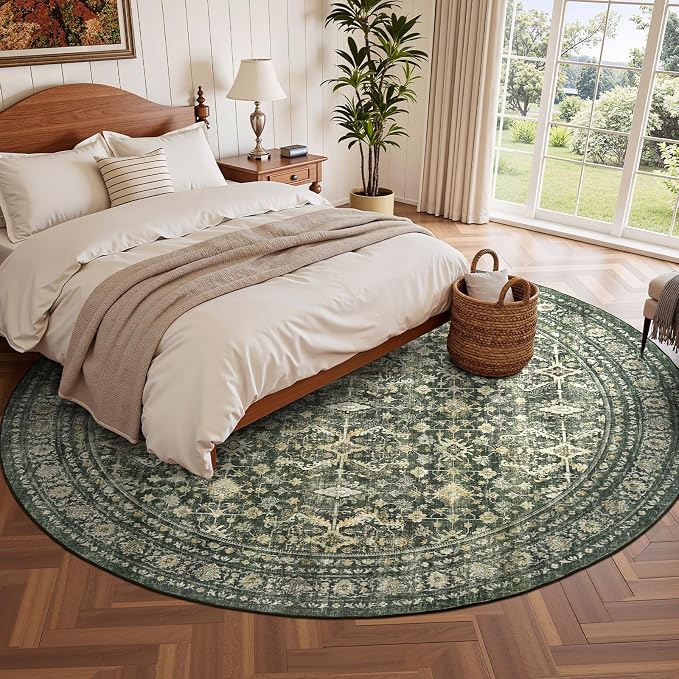 Lofus 6ft Area Rugs for Living Room, Soft Boho Carpets for Bedroom Dining Room - Image 3