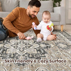 Vintage Living Room Area Rug 5x7 - Image 3