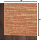 Nourison Home Nourison Essentials Rust 7' x Square Area Rug - Image 2