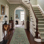 GENIMO Floral Washable Runner Rug 2’6” x 8’, Non-Slip Long Hallway Carpet - Image 4