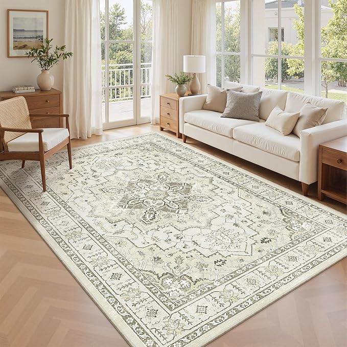 zesthome 5x7 Area Rugs, Machine Washable Rugs by Zesthome