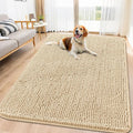 Smiry Dog Door Mat for Muddy Paws 70x32, Absorbent Dirt Trapper, Non-Slip by Smiry