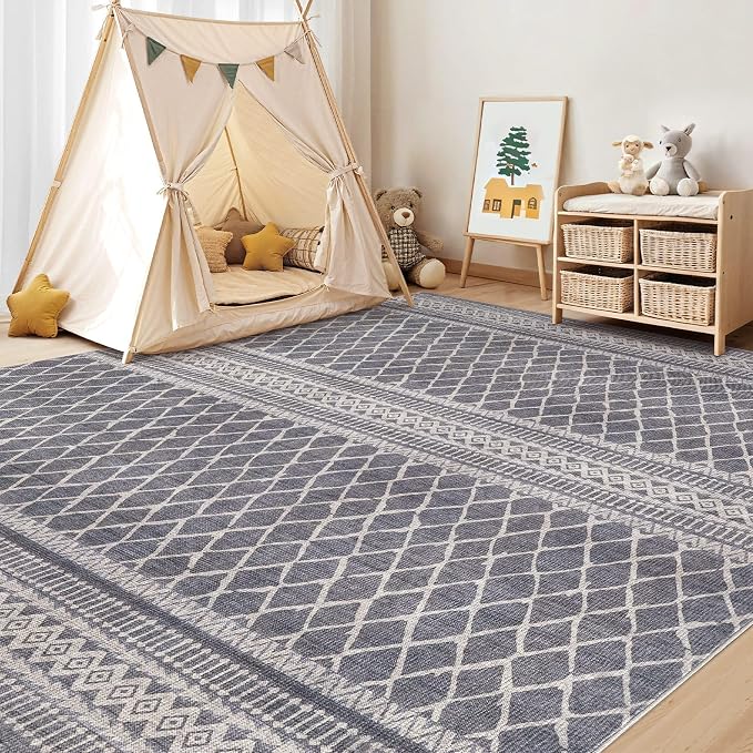 cotiled 6x9 Area Rugs Living Room Rug: Washable Boho Rugs - Image 8