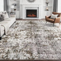 DMOYEST 9x12 Area Rug for Living Room, Washable & Non Slip Large Indoor Carpet by DMOYEST