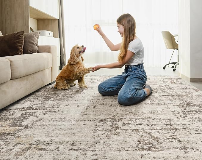 UERMEI 5x7 Area Rug Living Room Rugs - Image 4
