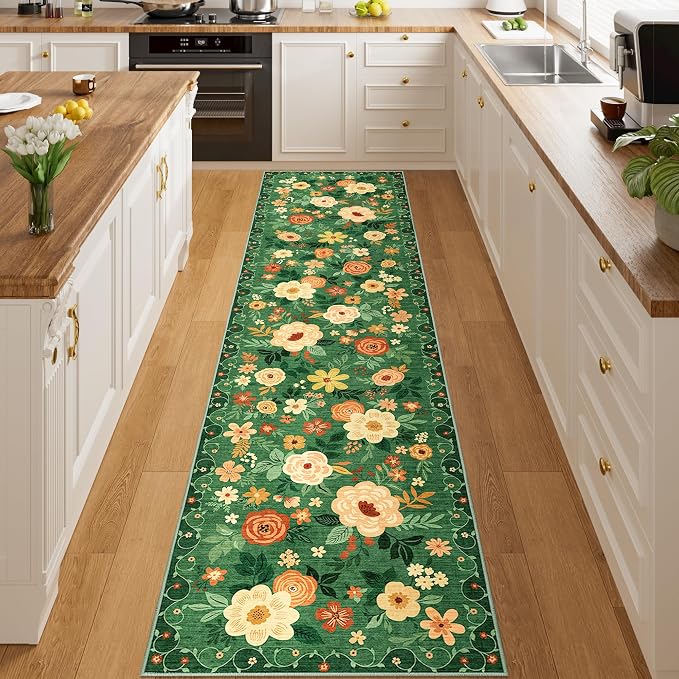 DUKINO 2x8 Runner Rug for Hallway, Washable Kitchen Runner Rug - Image 5