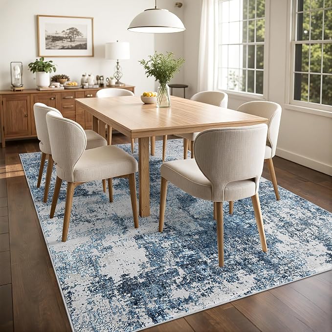 8x10 Area Rug for Living Room Bedroom: Large Washable Rug - Image 5