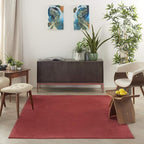 Nourison Home Essentials 5' x 7' Brick Red Outdoor Indoor/Outdoor Rug - Image 3