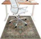 48"x60" Office Chair Mat for Hardwood Tile Floor, Under Desk Carpet Protector by BESBLEE