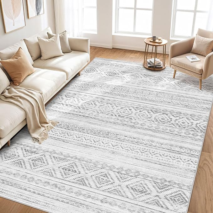 cotiled 10x14 Area Rugs Living Room Rug: Washable Boho Rugs - Image 6