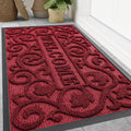 Smiry Welcome Door Mat Outside Entrance, Heavy Duty Trap Dirt and Moisture Easy by Smiry