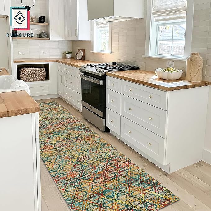 RUGSURE Washable Area Rugs, Pet & Child Friendly, Vibrant Colors Rugs - Image 4