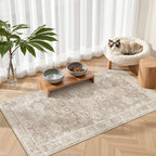 Madane 2x4 Washable Rugs for Entryway, Low Pile Non-Slip Small Area Rug Kitchen - Image 4