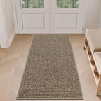 BEQHAUSE Dirt Trapper Door Mat 24" x 60", Non-Slip Washable Doormats Entrance by BEQHAUSE