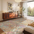 5x7 Washable Area Rugs for Bedroom & Living Room by Rugxara