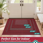 BEQHAUSE Indoor Door Mat 24" x 36", Dirt Trapper Door Mats Non-Slip Entryway - Image 2