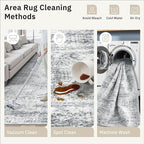 Soalmost Washable Area Rug 8x12, Large Soft Rugs - Image 9