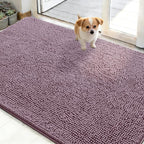 OLANLY Dog Door Mat for Muddy Paws 50x30, Absorbs Moisture and Dirt, Absorbent by OLANLY