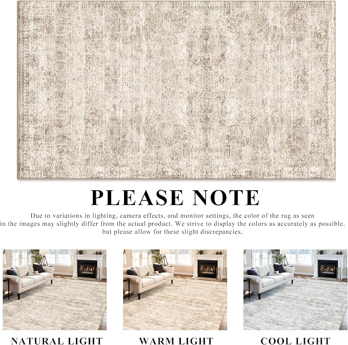 TOPRUUG Washable Oriental Area Rug - Image 6