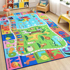 Kids Rug for Playroom, 6x9 ABC Educational Carpet for Classroom, Fun Alphabet - Image 5