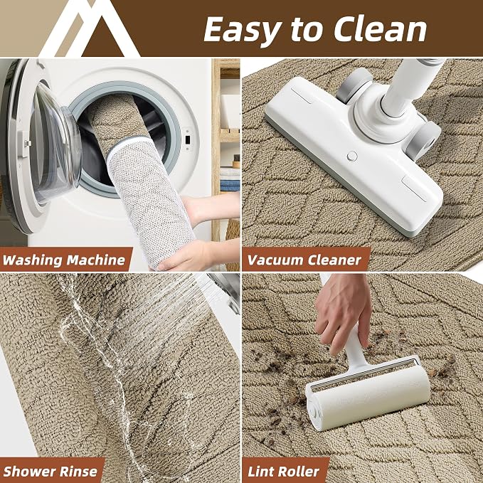 COSY HOMEER Kitchen Rugs 24"x35" Non-Slip Washable Kitchen Mats - Image 7