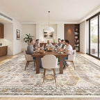befbee 10x14 Area Rugs, Ultra-Thin Washable Rugs - Image 9