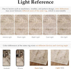 8x10 Washable Neutral Area Rug Beige Vintage Living Room Bedroom Carpet - Image 8
