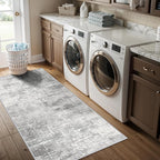 Washable 2x5 Hallway Runner Rug: Indoor Abstract Water Resistant Kitchen - Image 5