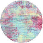 IOHOUZE Round Area Rug 3 Ft Circle Entryway Rugs Round Washable Door Mat Indoor - Image 9