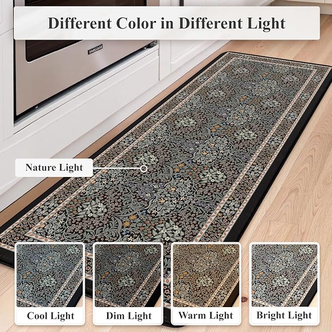 Collive Kitchen Mats Cushioned Anti Fatigue, Waterproof Kitchen Floor Mat Non - Image 9