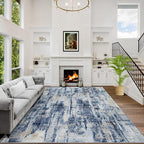 10x14 Area Rugs Washable Rug: Modern Abstract Living Room Rug Soft Anti-Skid by GENTDRIZZ