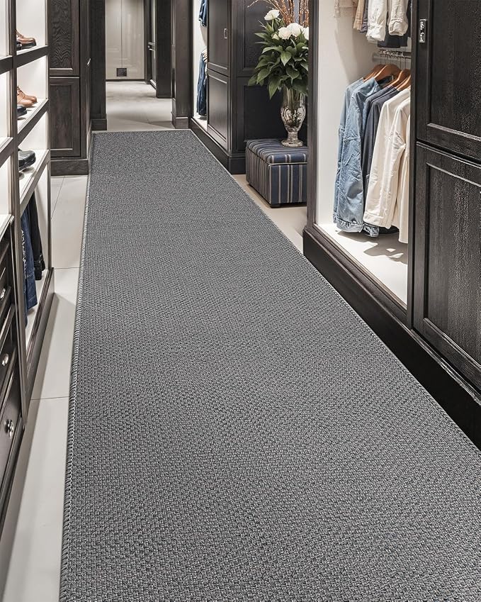 Color&Geometry Door Mat 2'4"x10' Runner Rug - Image 8